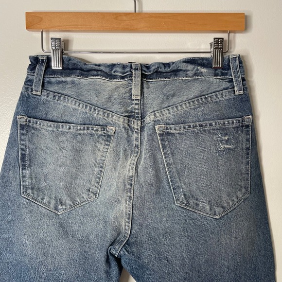AYR Jeans Distressed Medium Wash Button Fly Fray Hem Women's 27 - Picture 5 of 12